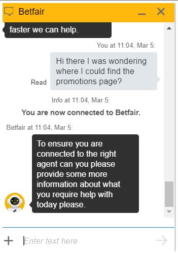 Chat Betfair
