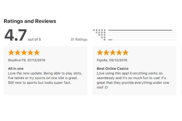 Leo Vegas na Apple Store Leo Vegas na Apple Store