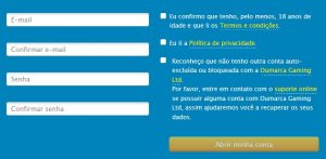 Como fazer cadastro no cassino Vera & John